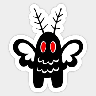 Mothman (Red Eyes) Sticker